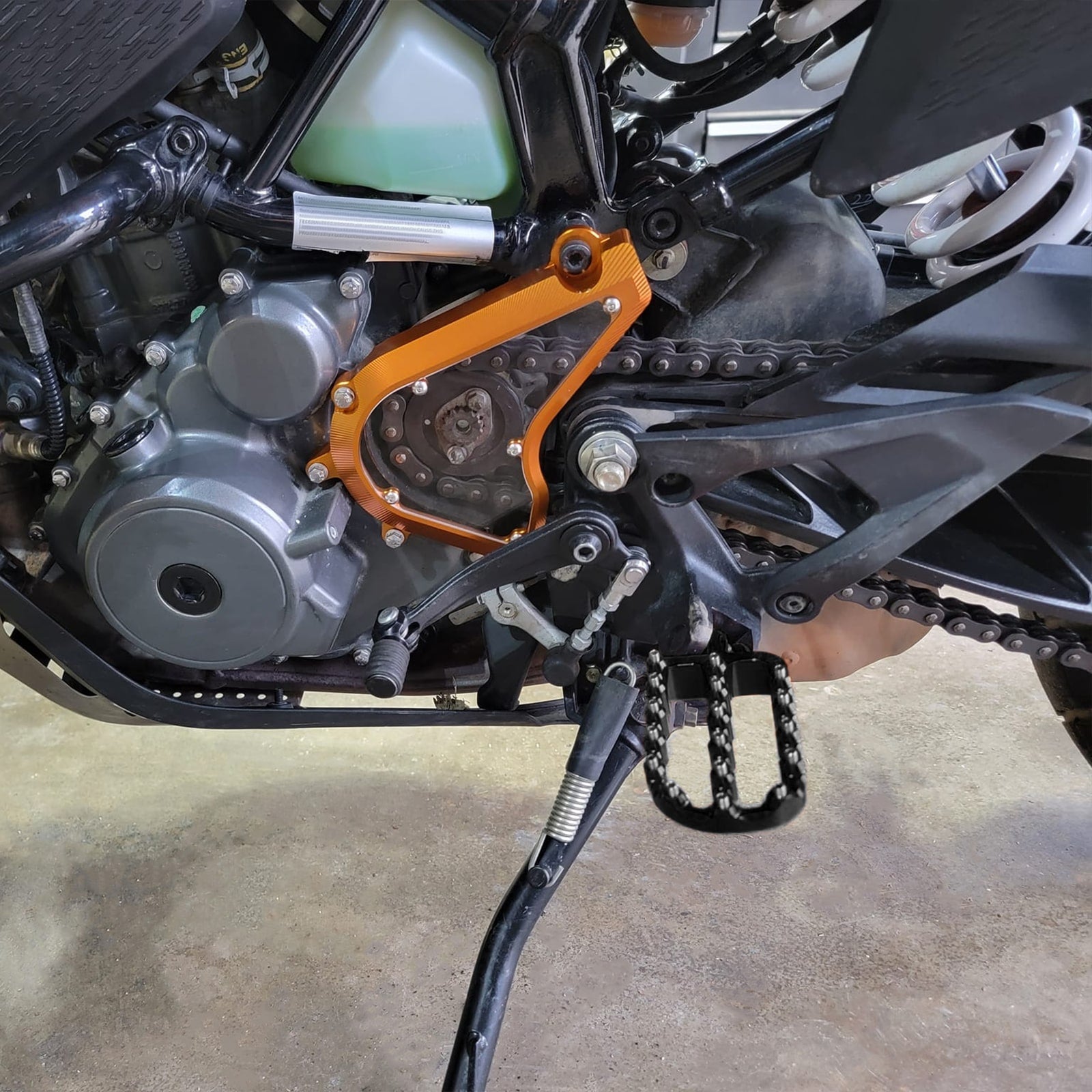 62mm Aluminum CNC Fußrasten Fußstütze Pedale Für KTM 390 Adventure 2020-2024