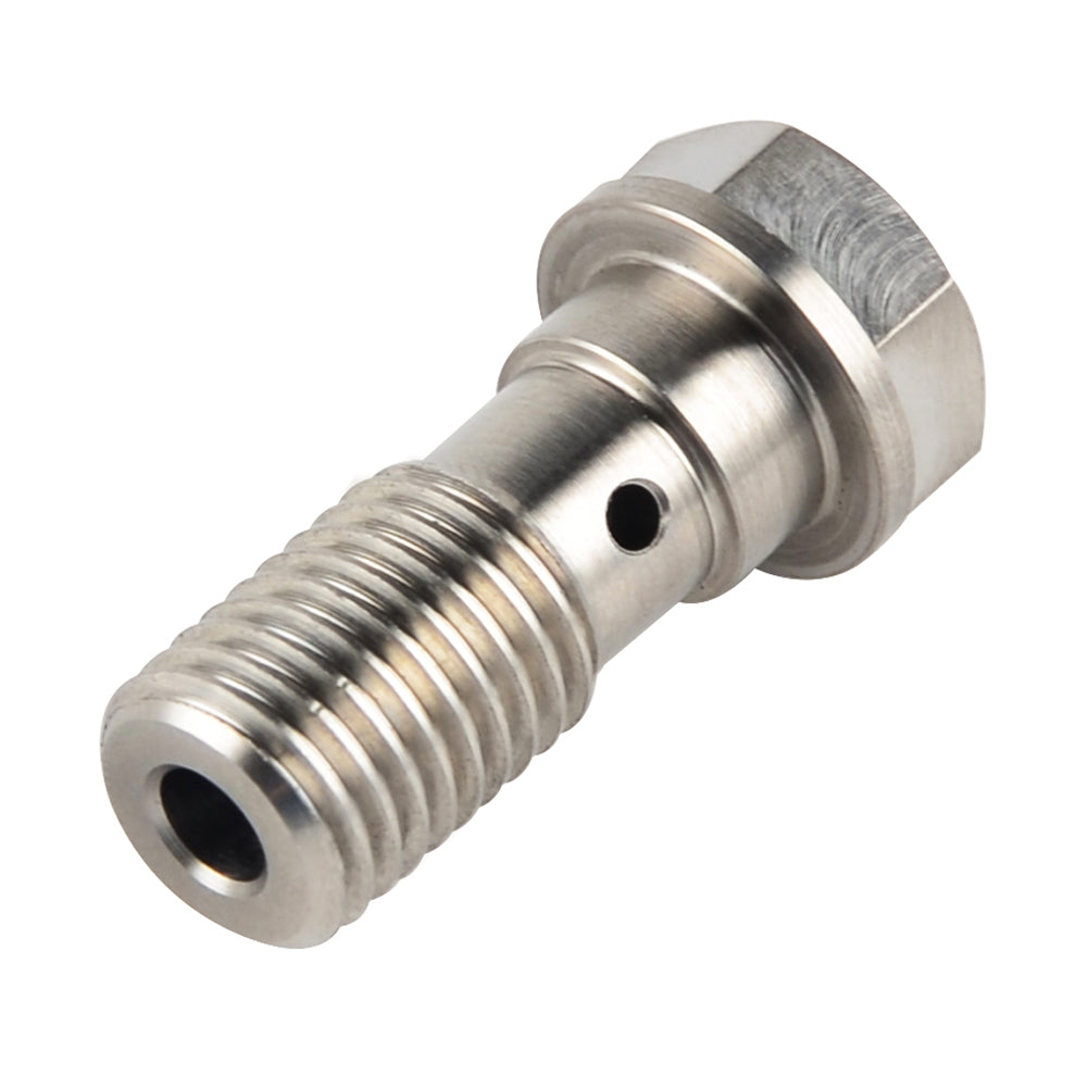 M10x1.25 Pitch Titan Ti Banjo Bolt Für Suzuki Honda Nissin Single Bremsleitung