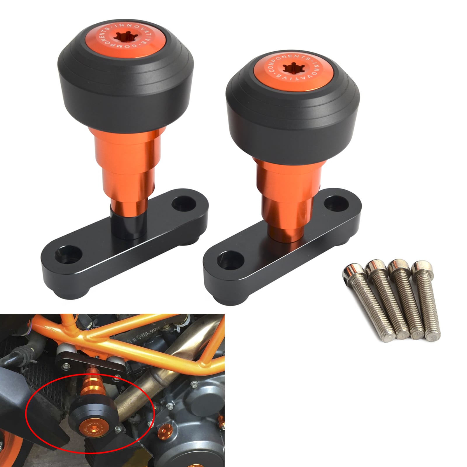 Rahmen Sliders Crash Protector Für KTM 125 200 390 Duke