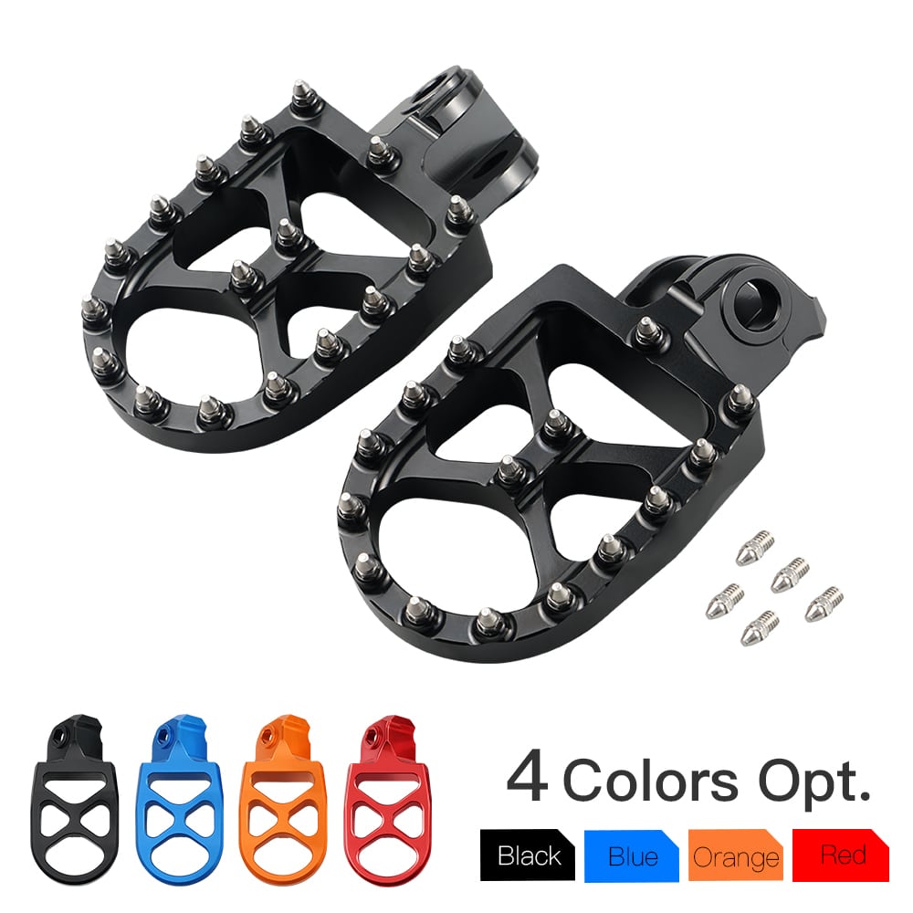 Produktbild von HQGQCEZEK Fußrasten Footpeg Fußrasten Für Husqvarna 701 Enduro Supermoto Norden 901 TC65 TC85 FS450 TE FE150 501 Motorrad Pedale(Blue