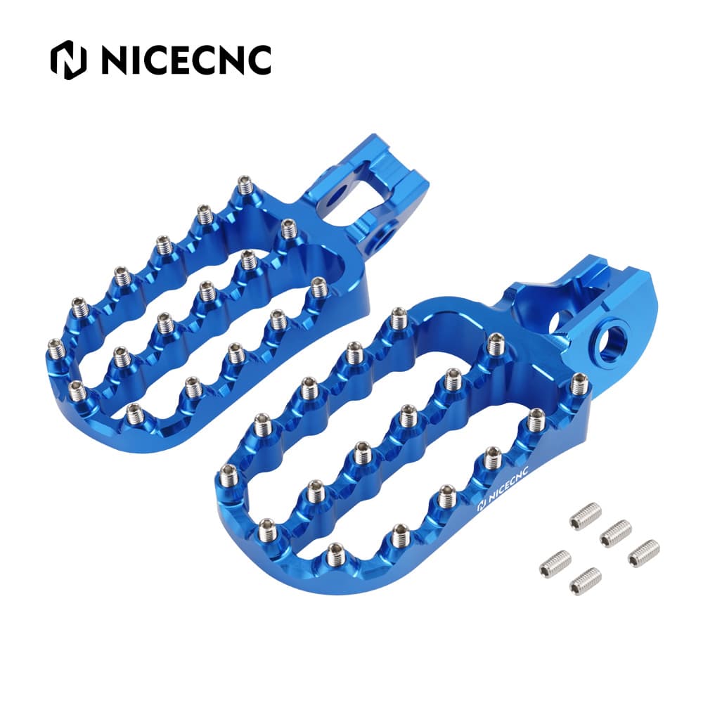 Geschmiedet Fußrasten Fußstütze Pedale für KTM 125-500 XC/EXC Husqvarna 125-501 Gas Gas