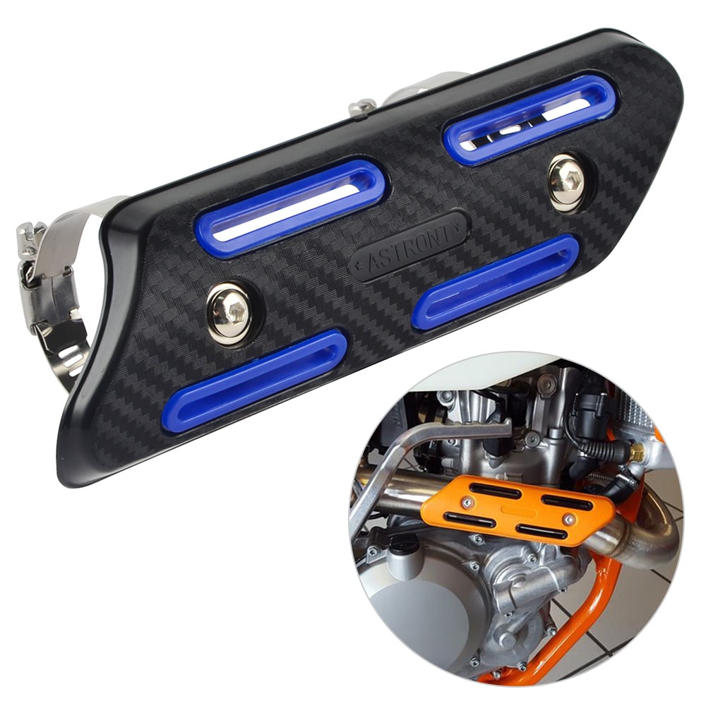 Hitzeschild für Motorrad-Schalldämpfer und Auspuffrohr