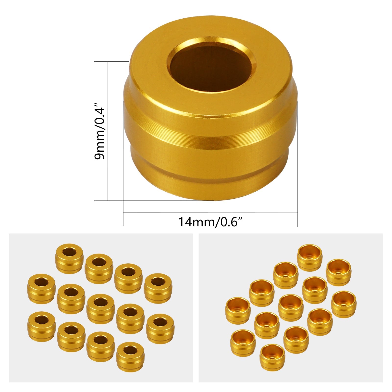 1/4 "primäre Abdeckung Bolzen Kappen Dekorative Trim Ringe Für Harley Street Glide Road King