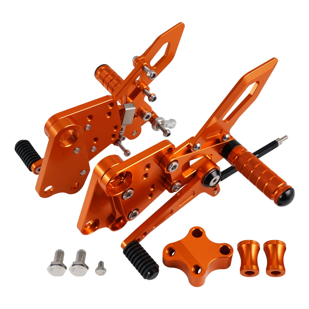Einstellbare Rearset Fußrasten Boards Für KTM Duke 390 18-23