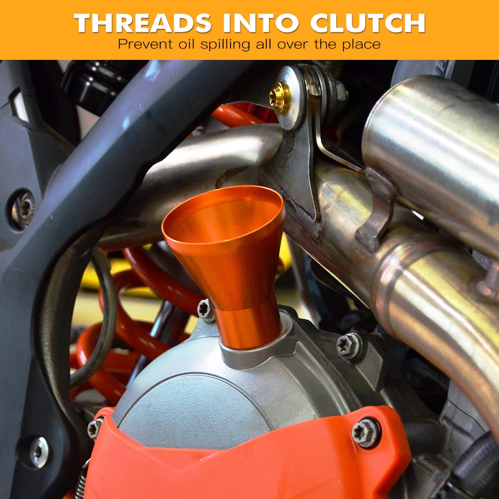 CNC-Öleinfülltrichter für KTM 65-530ccm EXC/EXCF/XC/XCF/XCW/SX/SXF 2001-2022