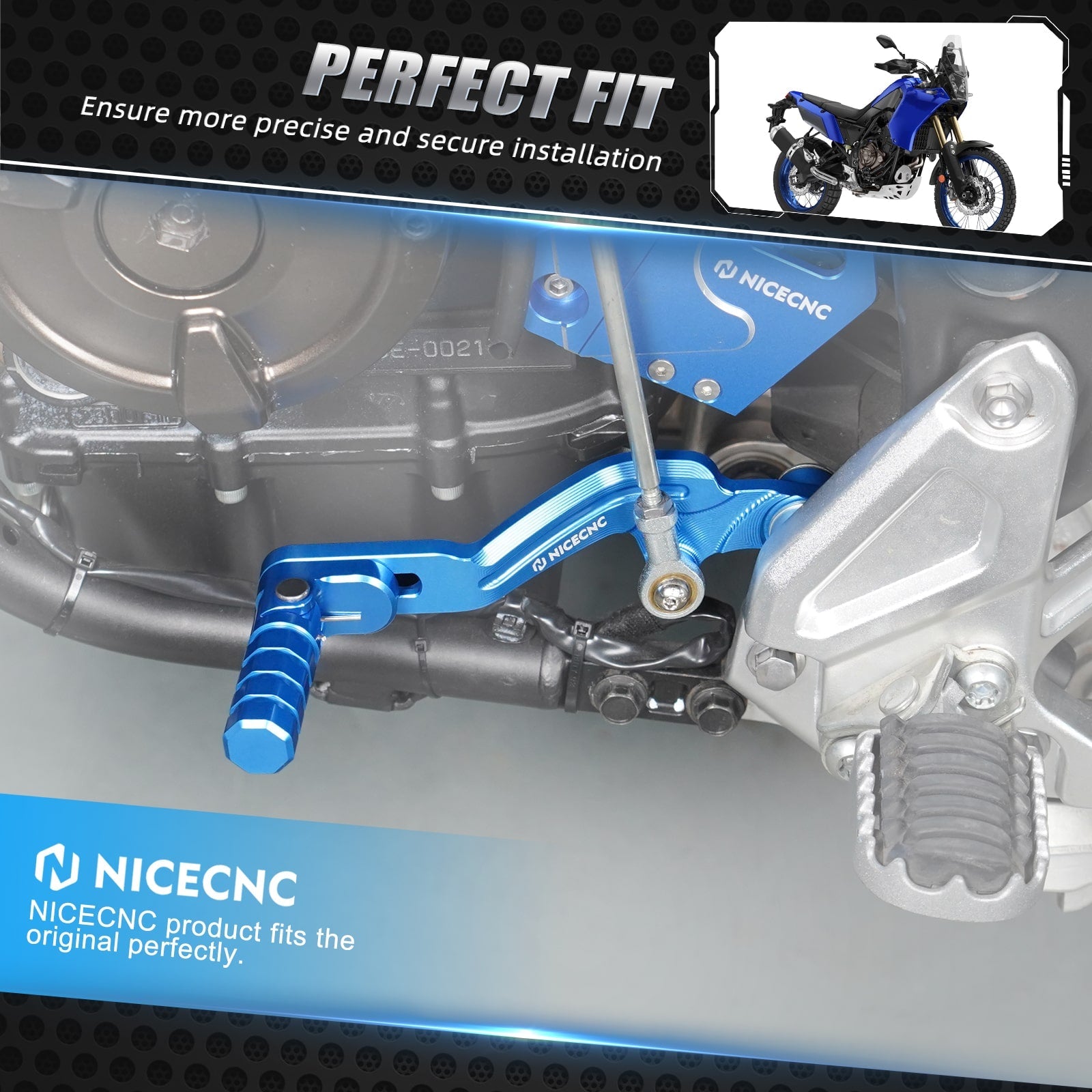 Shorty Bremskupplungshebel für Yamaha Tenere700 / XTZ700 2019-2025 XSR700 2018-2024 MT-07 2018-2020