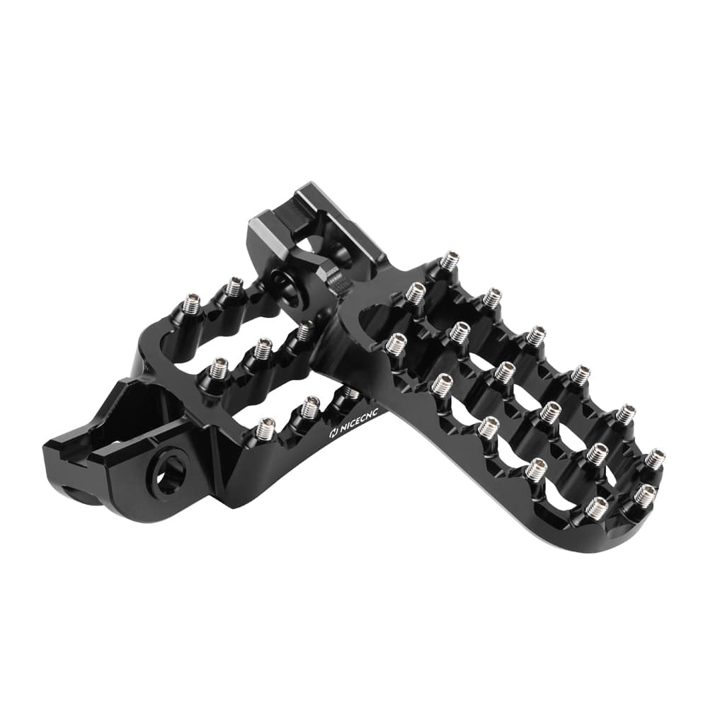 Geschmiedet Fußrasten Fußstütze Pedale für KTM 125-500 XC/EXC Husqvarna 125-501 Gas Gas