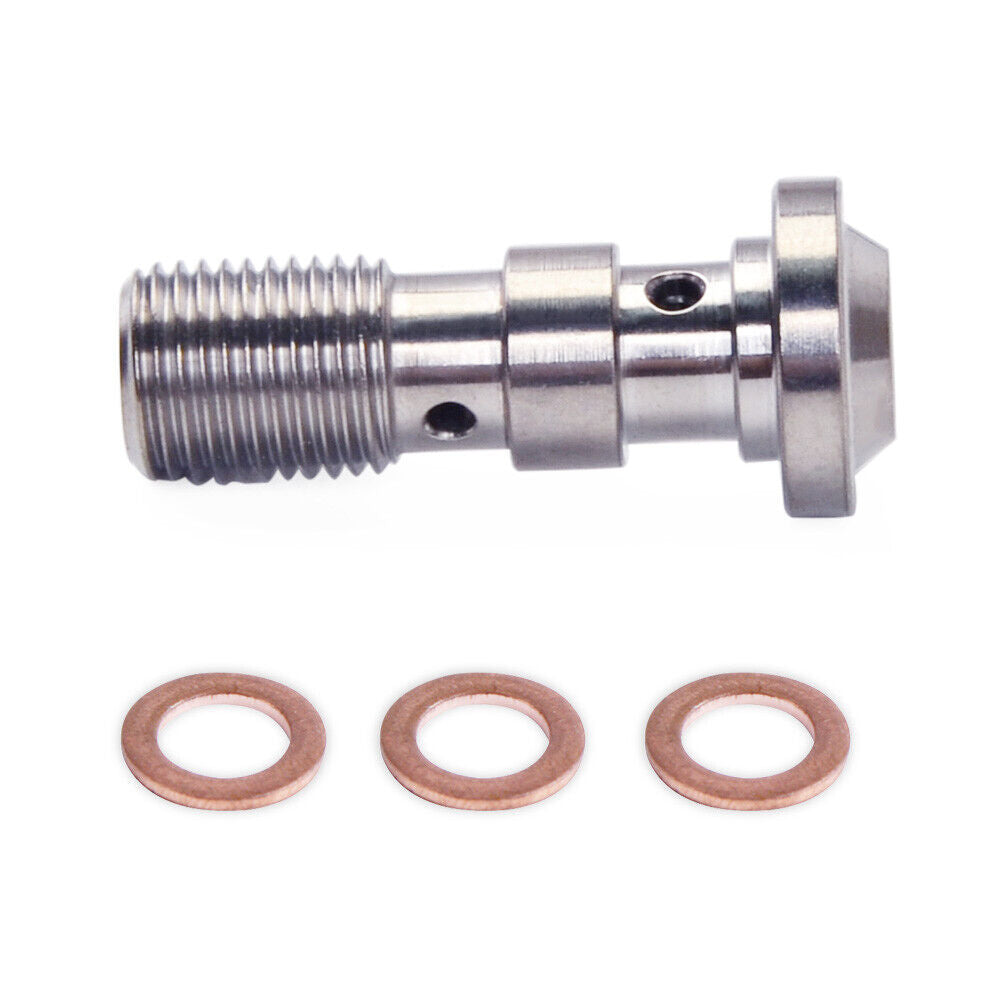 M10 x 1,0 Dual Bremse Banjo Bolt Doppel Loch Für APRILIA RSV4 1000 BMW R1200GS KTM 1290 Super Duke