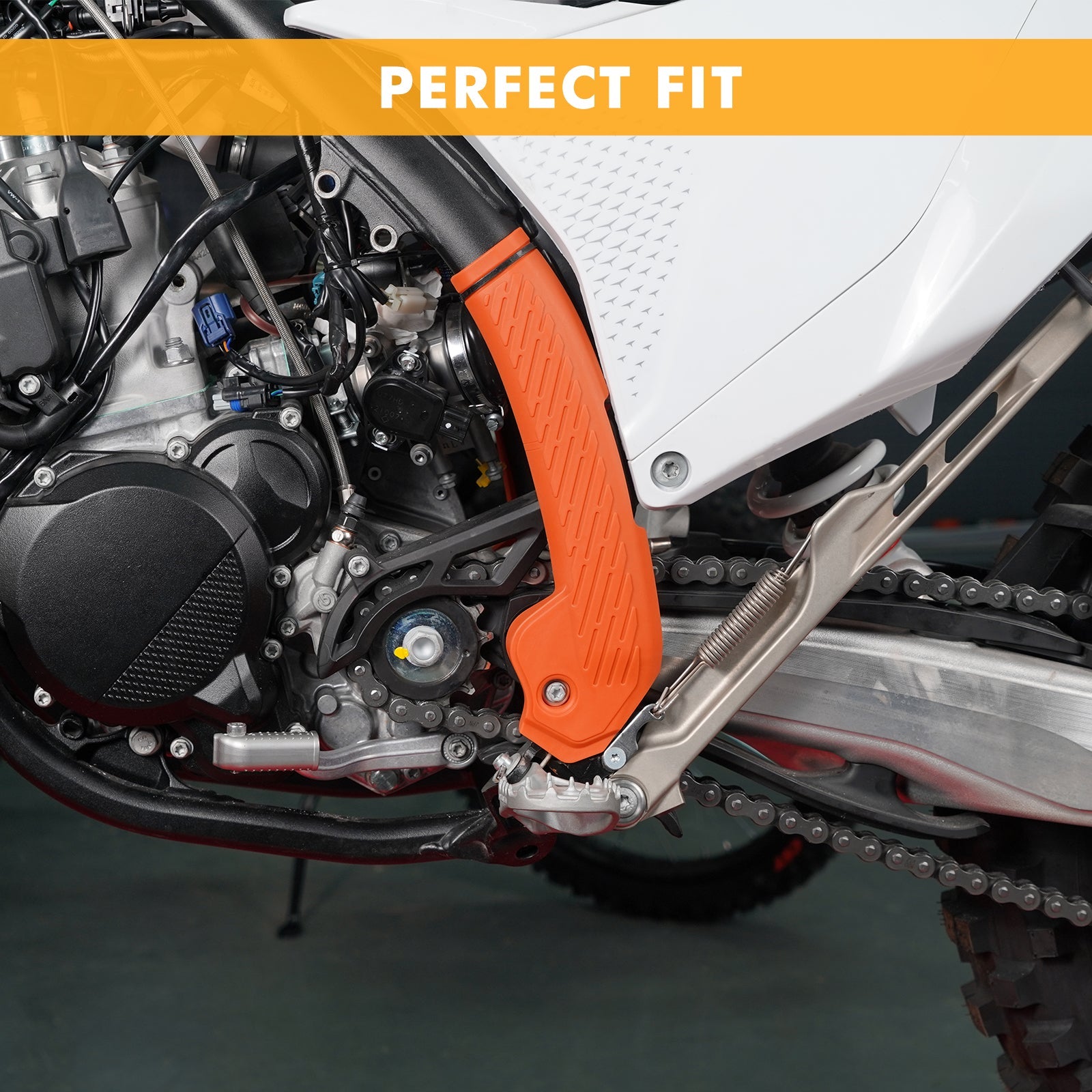 Rahmenabdeckungen Schutzabdeckung für KTM 125-450 XC/SX/XCF/SXF 2023-2024 EXC/EXCF/XCW/ 2024