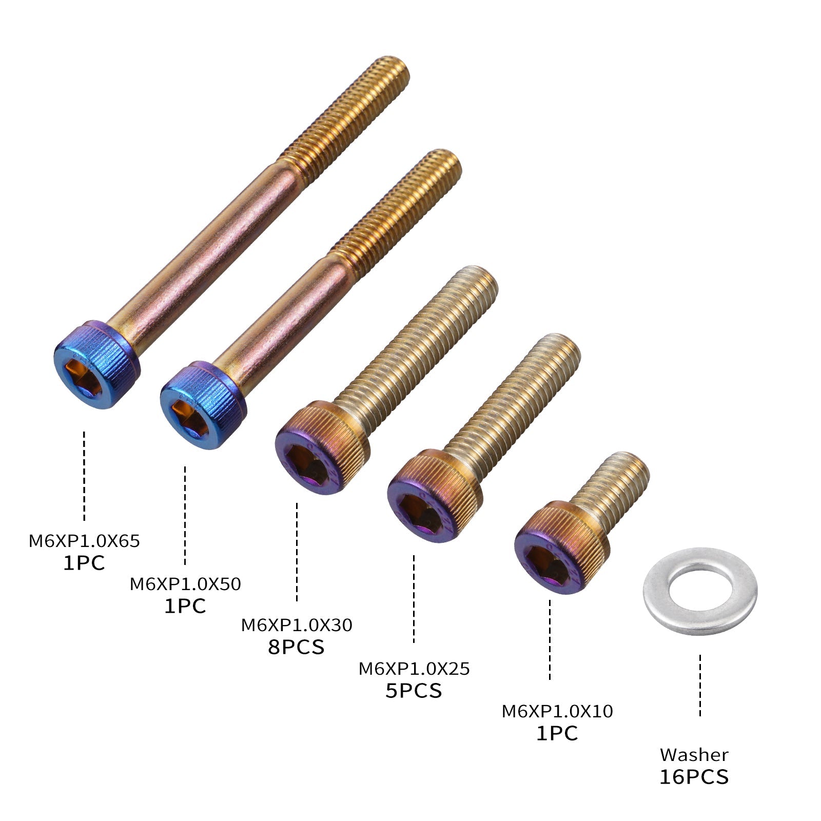 Schrauben des Kupplungsseitengehäuses For Yamaha YZ250 1999-2024 YZ250X 2016-24