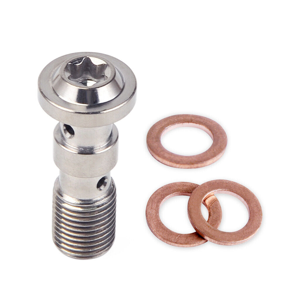 M10 x 1,0 Dual Bremse Banjo Bolt Doppel Loch Für APRILIA RSV4 1000 BMW R1200GS KTM 1290 Super Duke