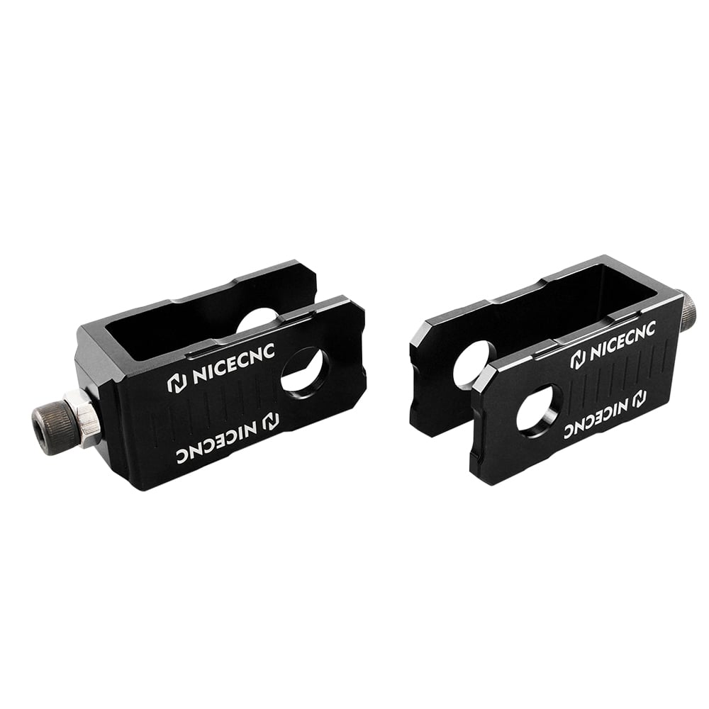 1 Paar schwarze Kettenspanner für Yamaha YZ85 YZ 85 2002–2018