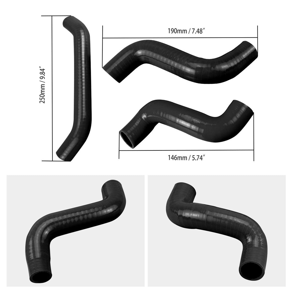 NICECNC Silikon-Kühlmittelschlauch Für KTM EXC-F 450 EXC-F 500 XW-F 500 2024