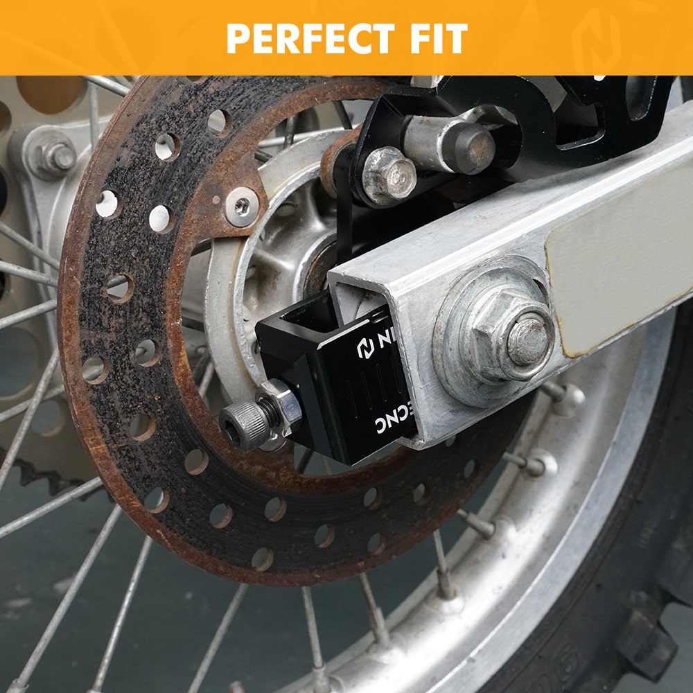 1 Paar schwarze Kettenspanner für Yamaha YZ85 YZ 85 2002–2018