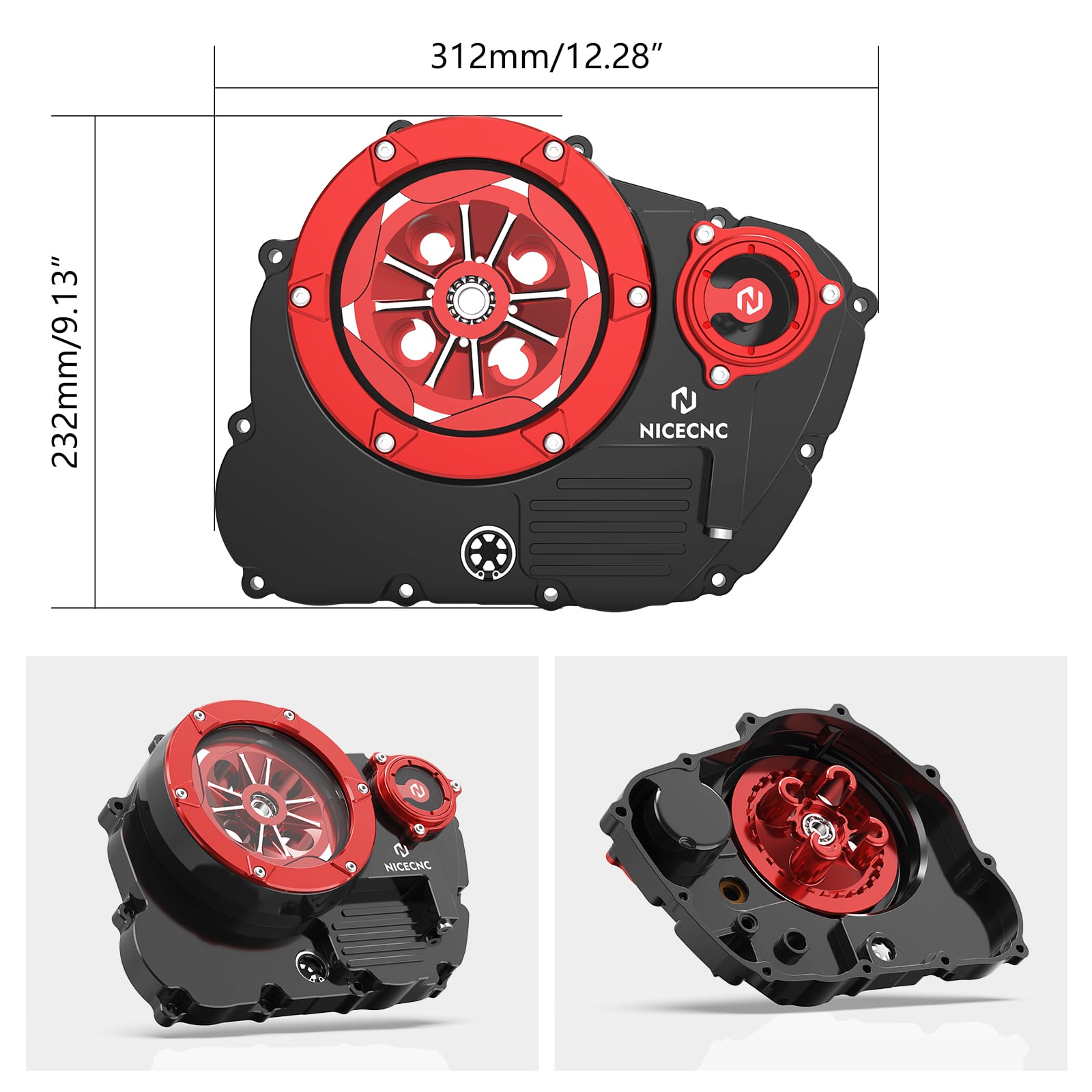 NiceCNC Rechts Motor Kupplungsdeckel Schutzwache Für Honda XR 650L 1993-2024