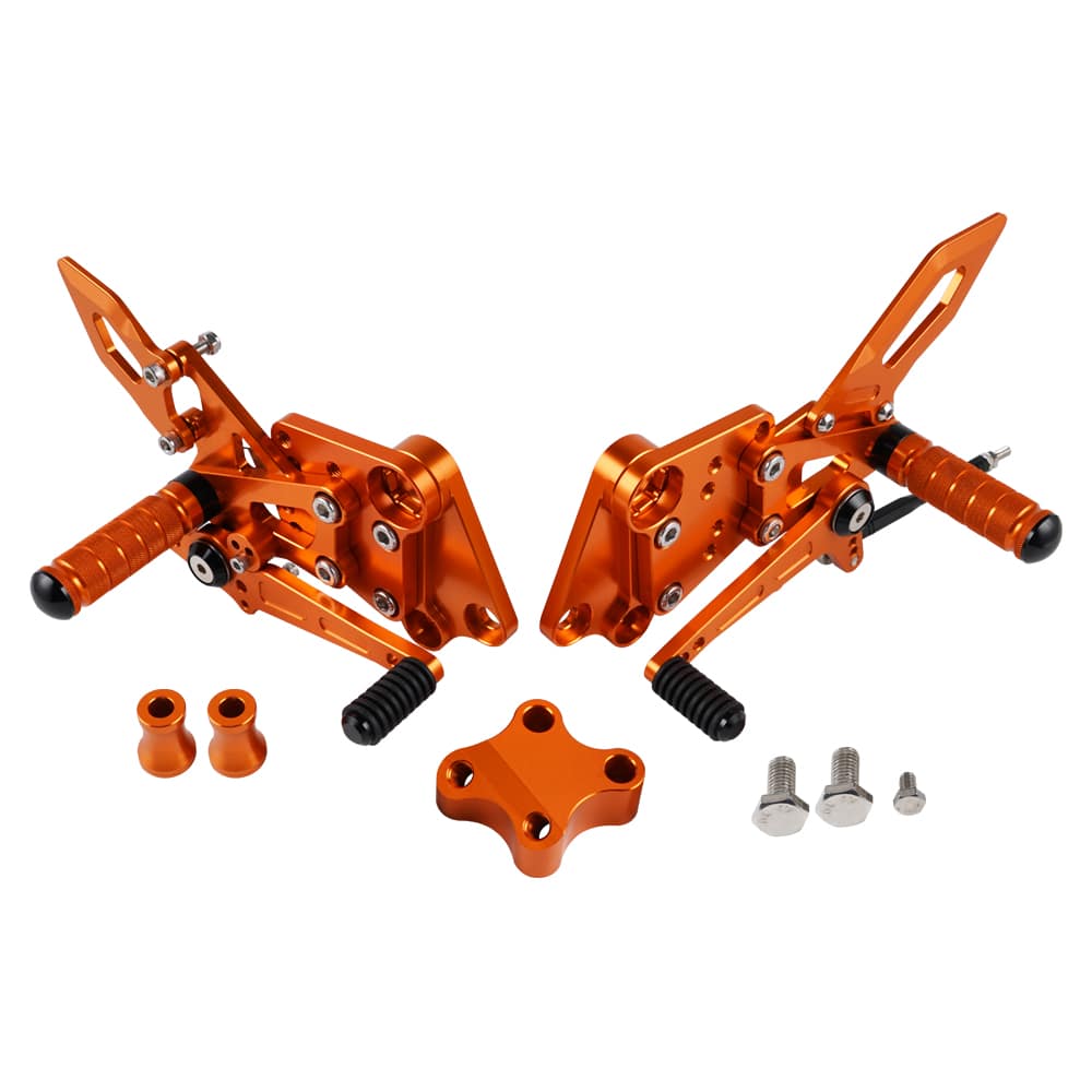 Einstellbare Rearset Fußrasten Boards Für KTM Duke 390 18-23