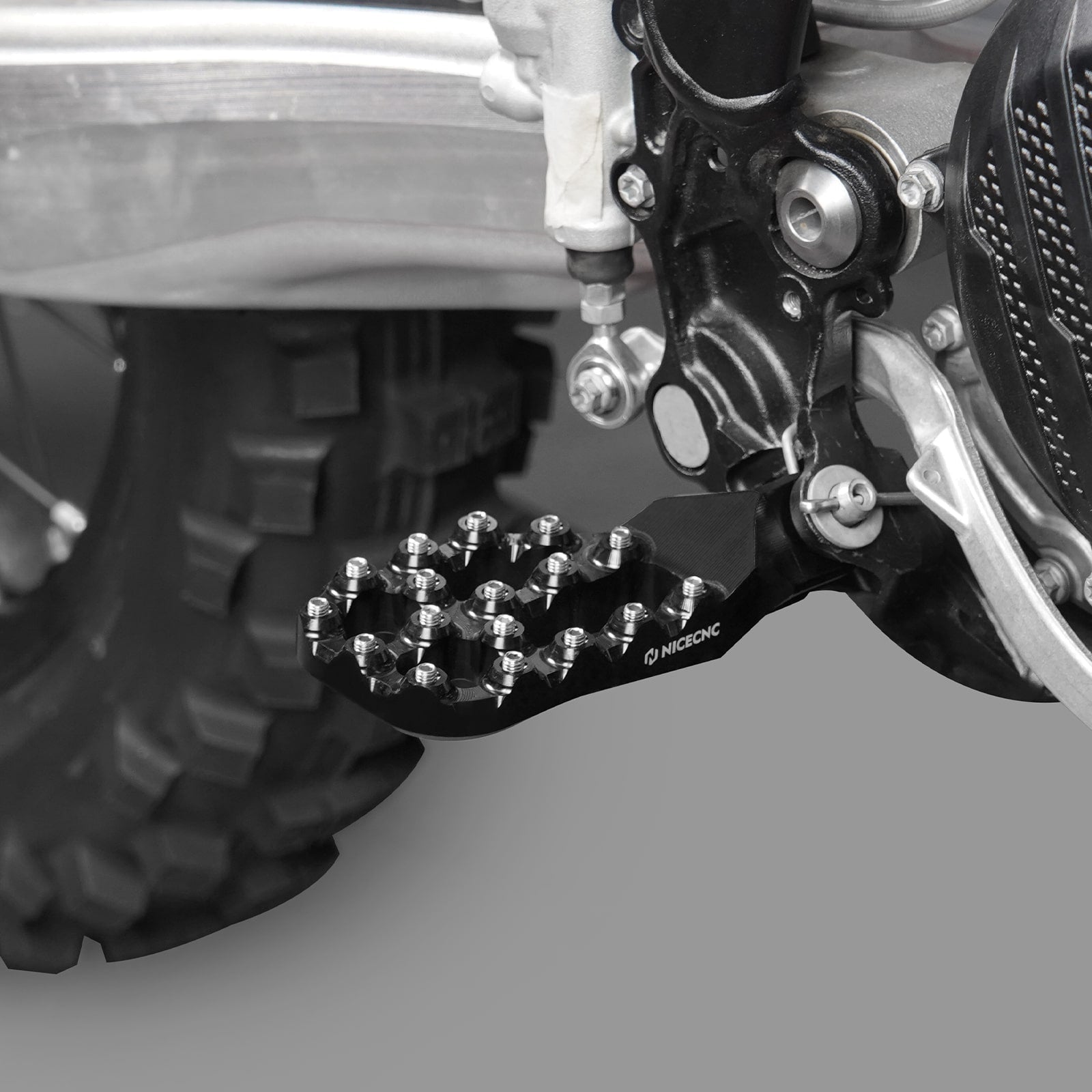 Offset Extender Foot Pegs Fußrasten für KTM Husqvarna Gas Gas 2016-2023