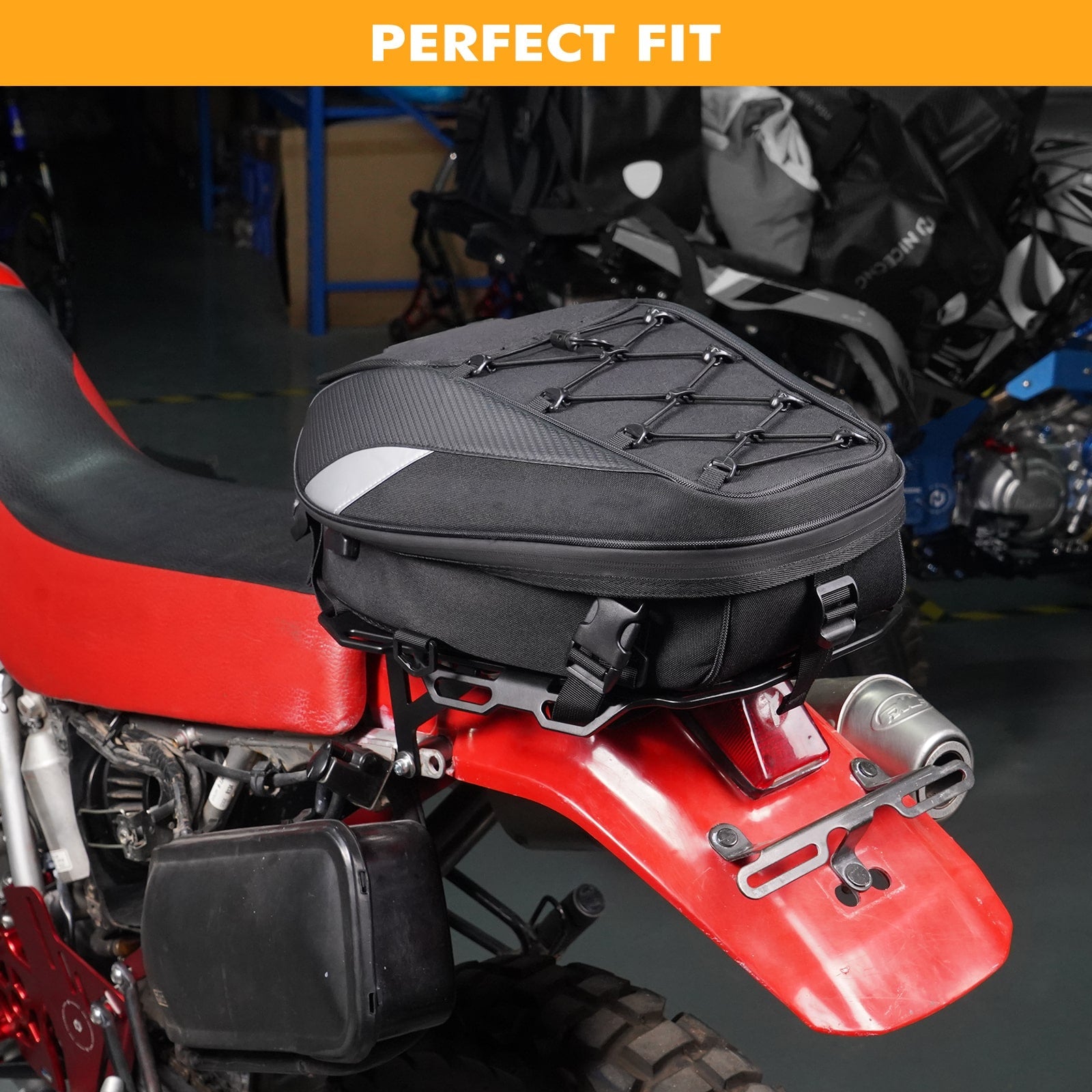 NiceCNC Erweitert Hinten Gepäckträgerhalterung Für Honda XR650L 1993-2023 2024