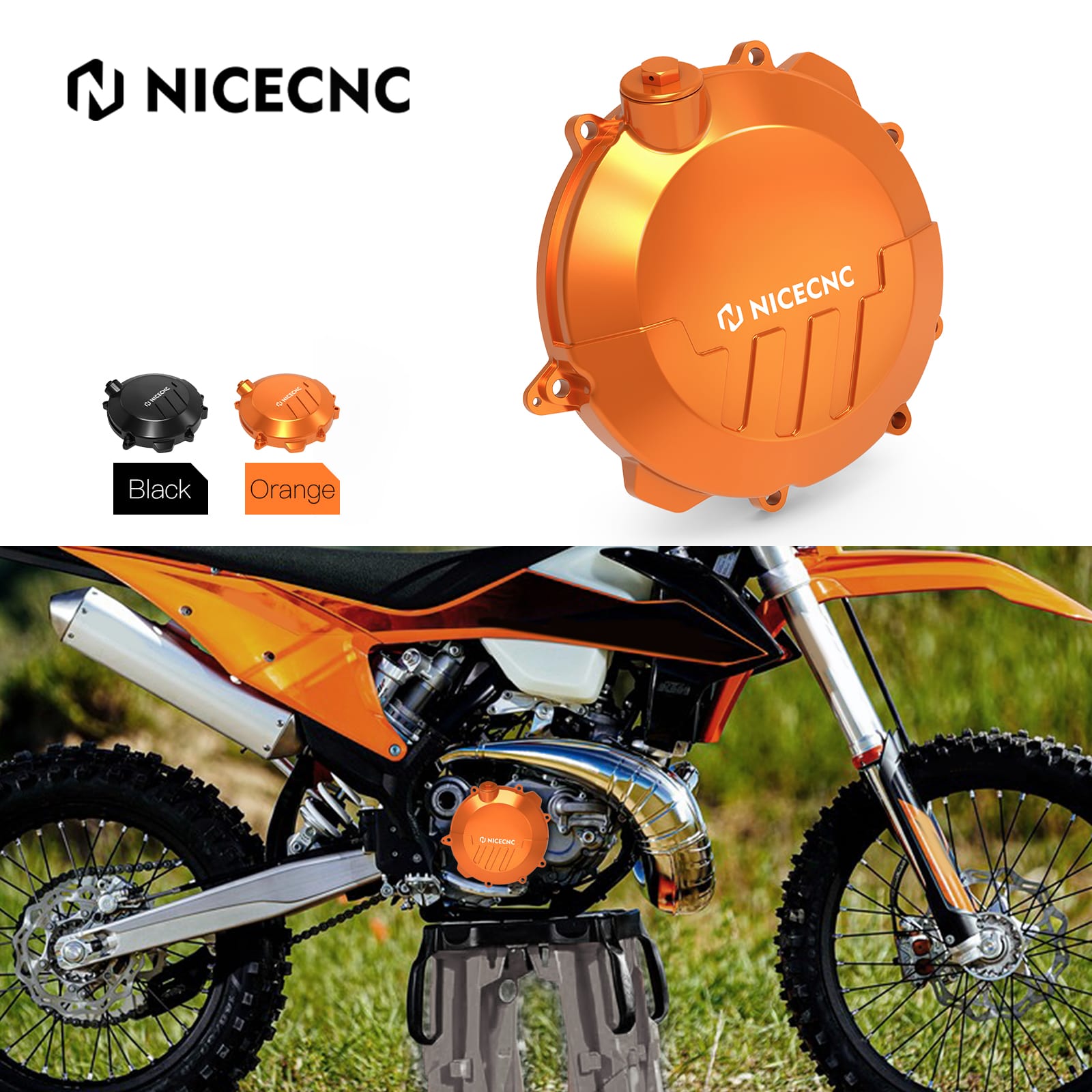 Verstärkter Kupplungsdeckel für KTM 250/300 XCW/EXC 17-23 Husqvarna 250/300 TC/TX 17-22 TE 17-23 GasGas
