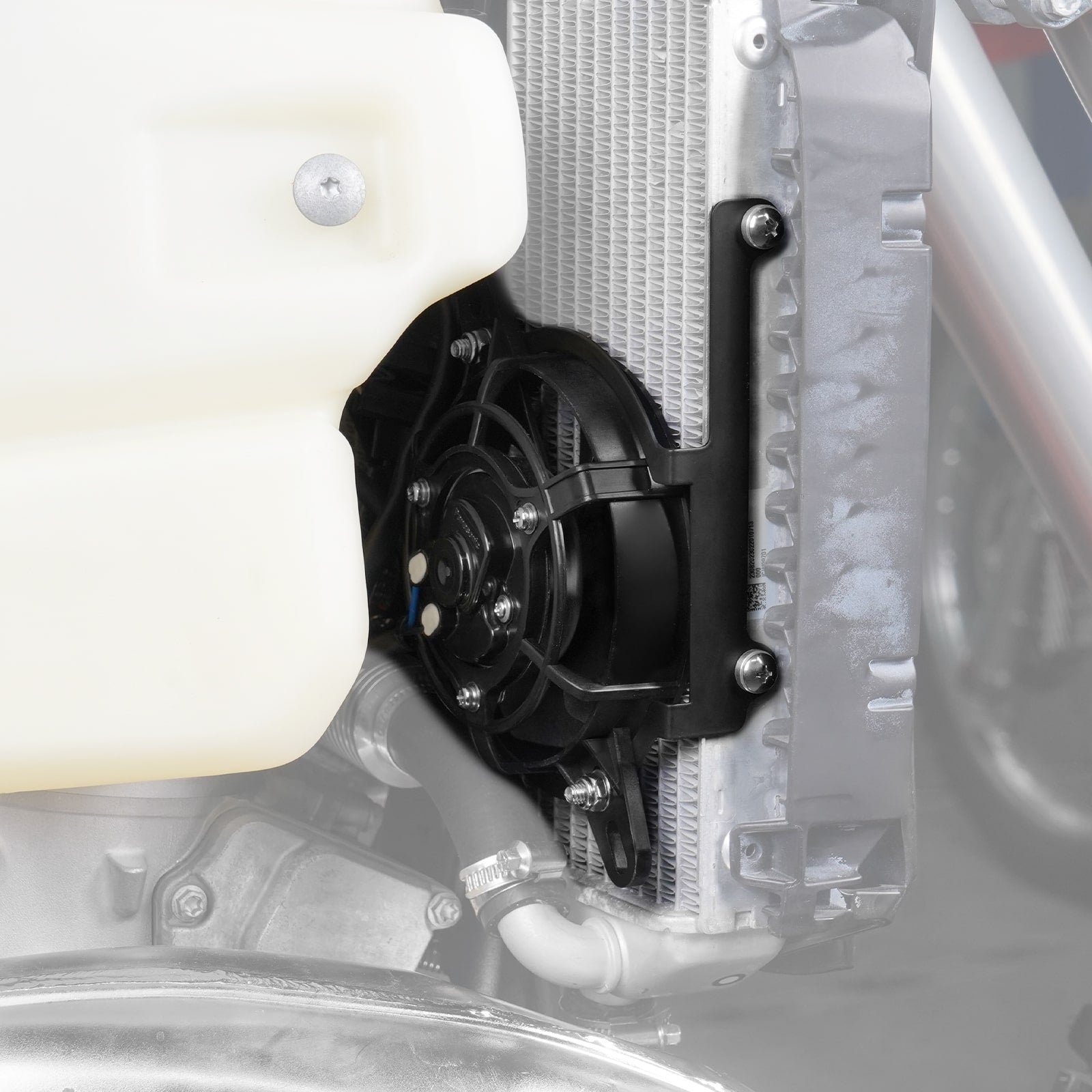 4" 12V Elektrischer Kühlerlüfter Für KTM 150–500 XCW EXCF Husqvarna 150–501 TE FE GasGas EC F24–25