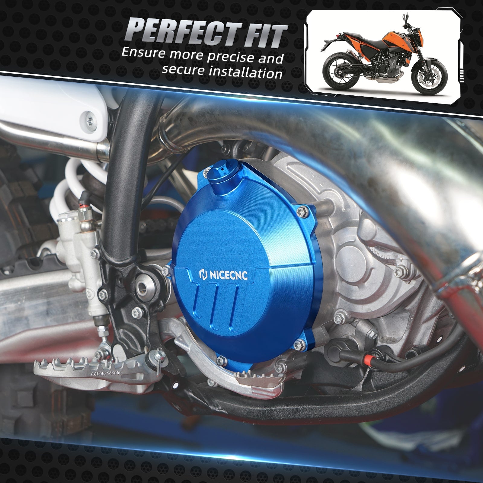 Verstärkter Kupplungsdeckelschutz für 2024 KTM 250/300 EXC XCW Husqvarna 250 300 TE GasGas EX MC EC 250/300