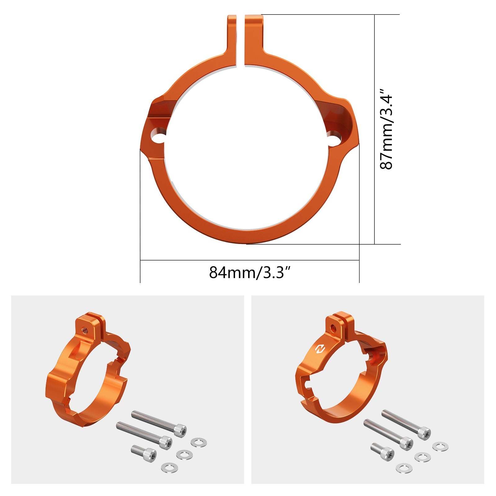 NICECNC Auspuffflansches Guard für KTM 250 300 EXC XCW 2024 XC SX 2023-2024