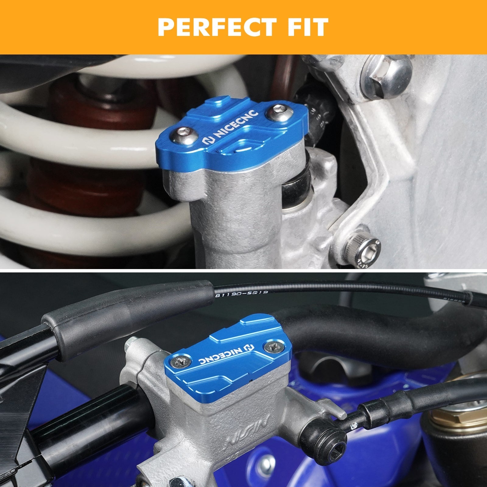 Vorne Hinten Bremsflüssigkeitsbehälter Für Yamaha YZ125 YZ250 YZ450F/250F 08-23