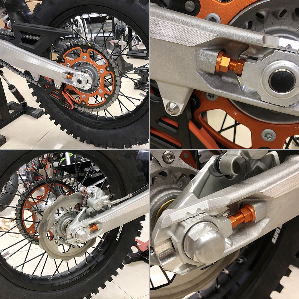M10 Kettenachsen-Einstellschrauben für KTM Husqvarna GasGas