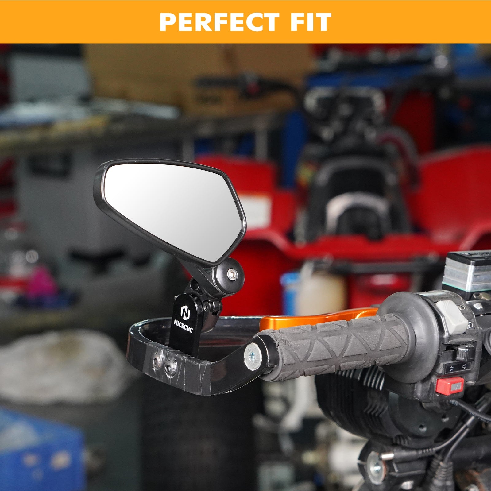 Verbesserte Quick Flip Arrow Klappspiegel-Kits für den universellen Motorrad-Handschutz