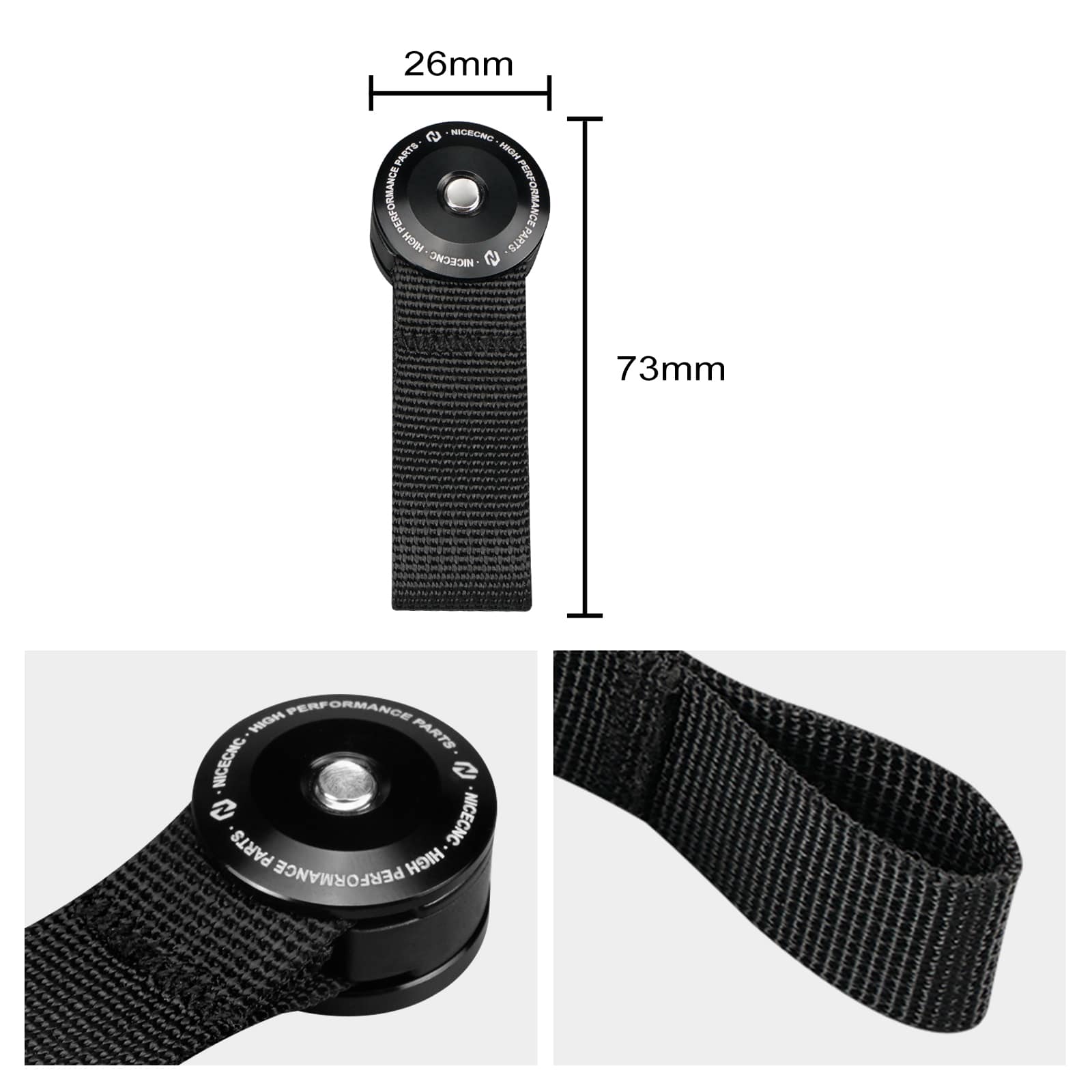 Gepäckträger-Schlaufen-Set für KTM, Husqvarna, Gas Gas, Beta, Honda, Yamaha und Offroad-Seitenkoffer