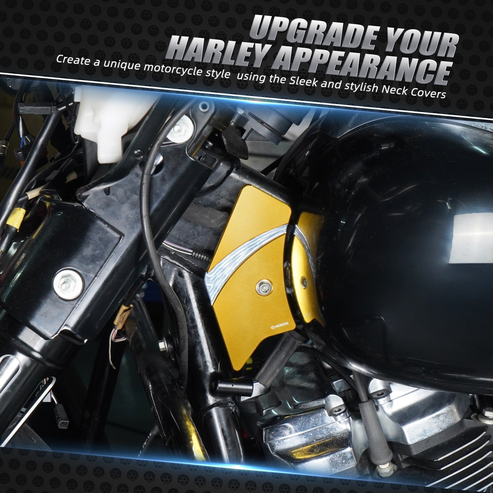 Rahmen Seite Lenkung Neck Abdeckungen Trim Für Harley Road King Street Glide Ultra Limited