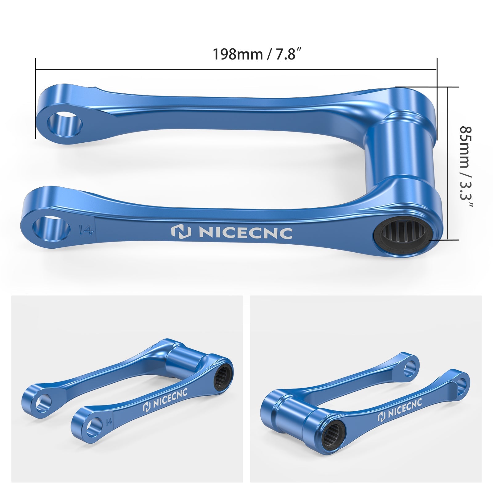 Tieferlegung 1,5" für KTM 125-500 Husqvarna 125-501 GasGas 2023-2024