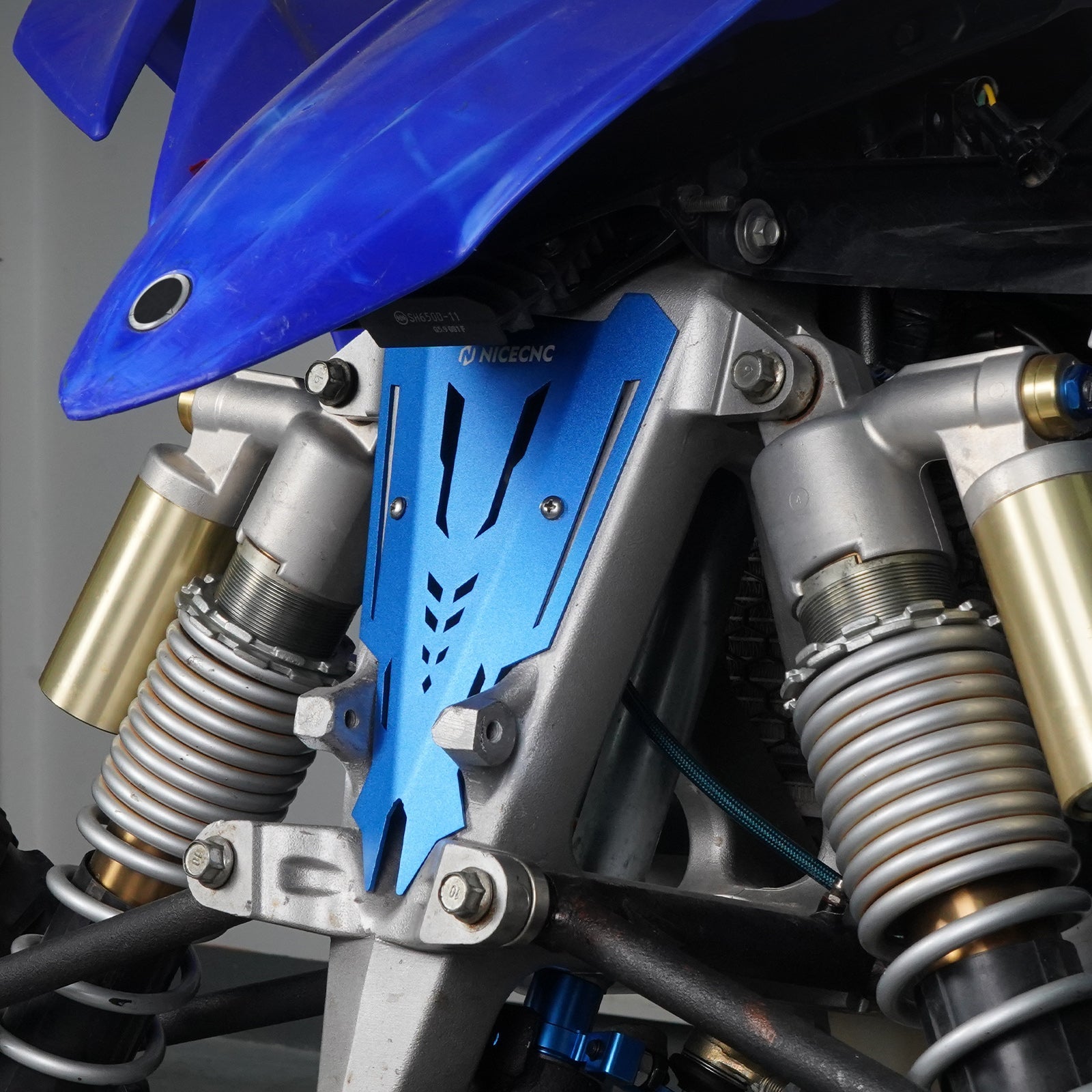 NICECNC Stabilisatorkopfabdeckung Schutz Für Yamaha YFZ450R 2009-2024 Schwarz
