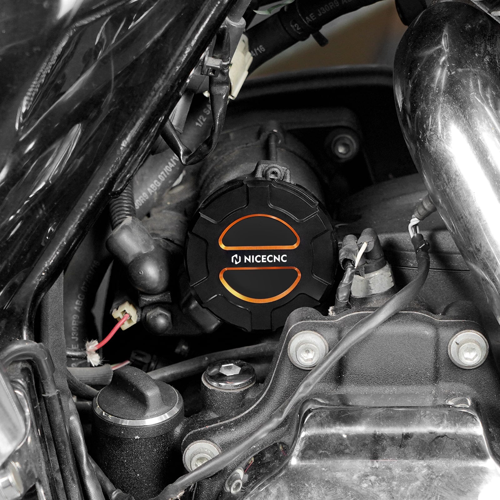 Starter Motor Ende Abdeckung Dekorative Trim Für Harley Road King Street Glide Ultra Limited