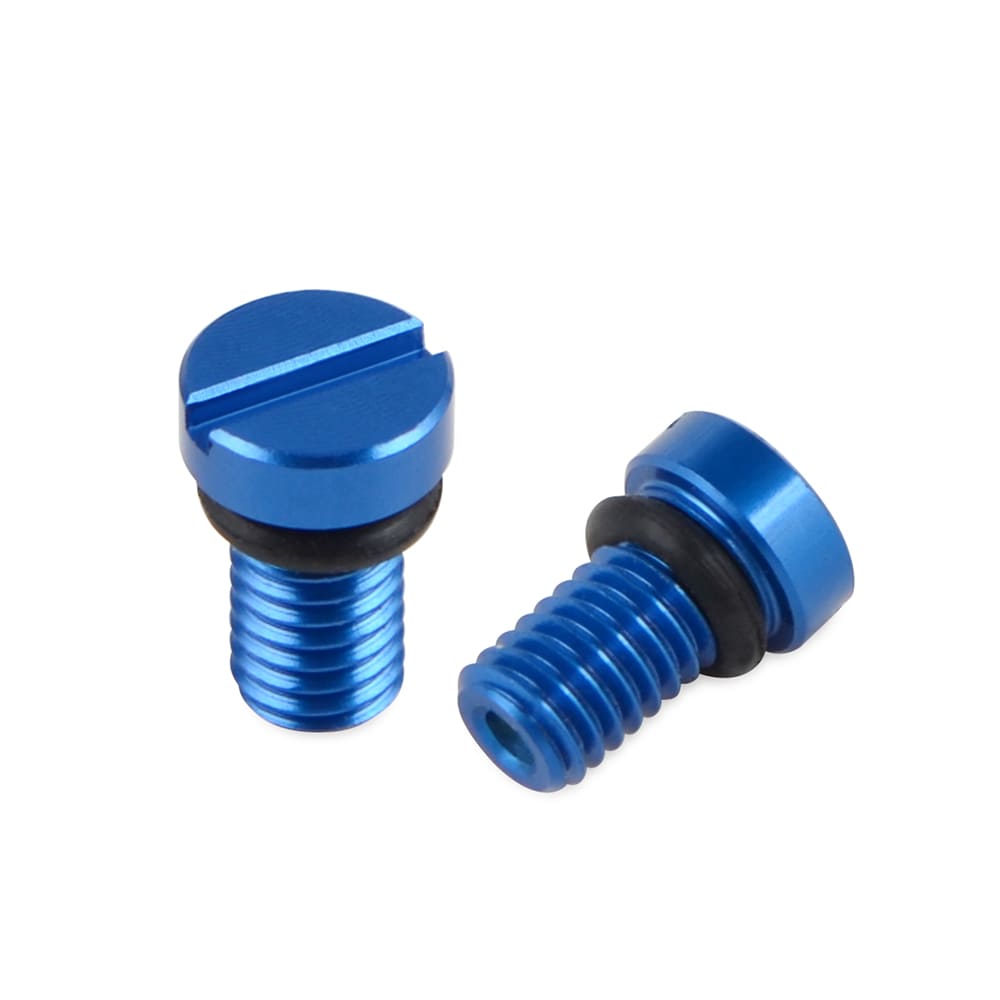 M5x0.8 Gabel Luft Ventile Kappen Schrauben für Yamaha Honda Kawasaki Suzuki