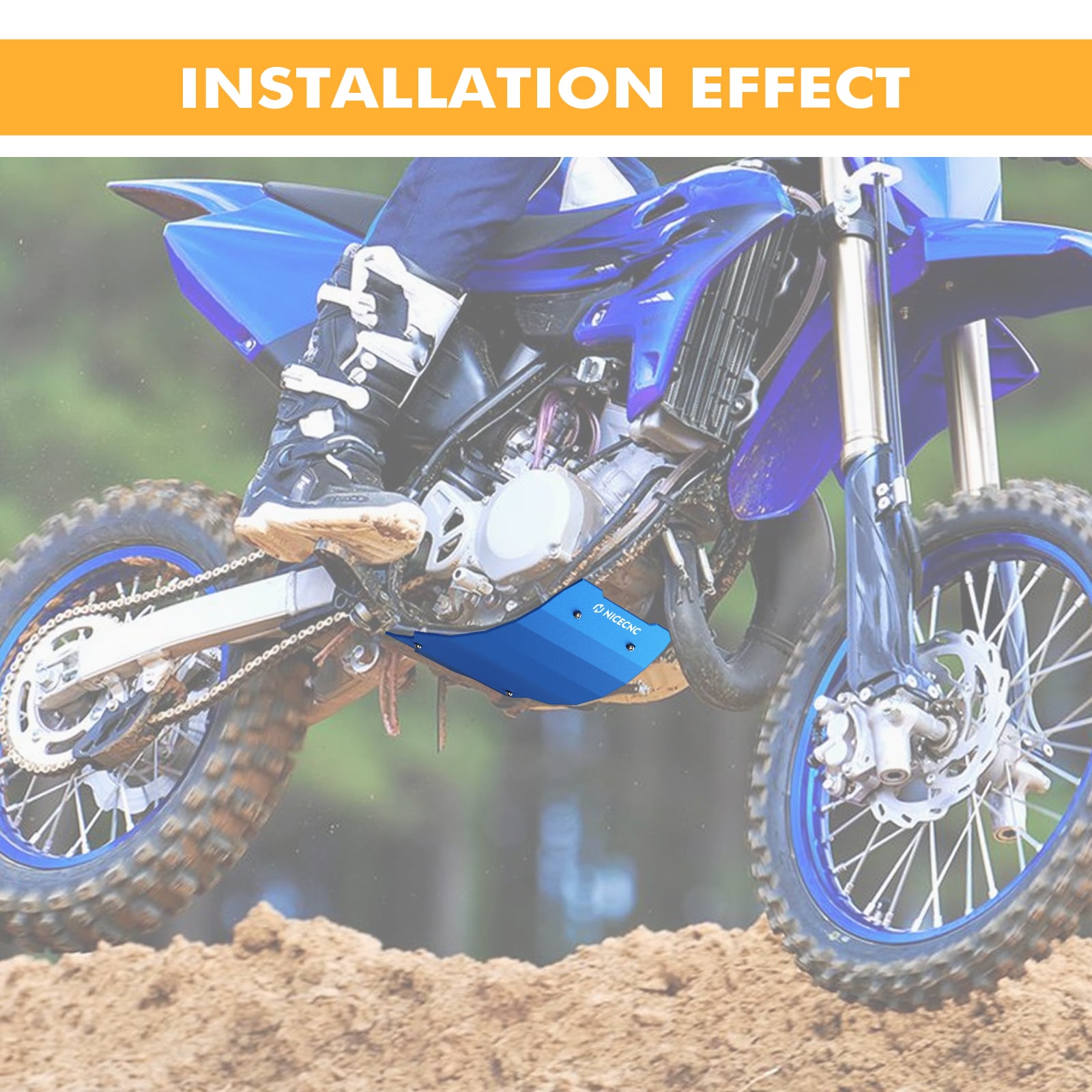 NiceCNC Skid Plate Bodenschutz Abdeckungsschutz Für Yamaha YZ 85 YZ85 2002-2022