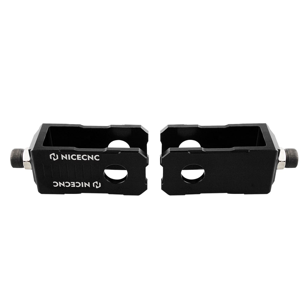 1 Paar schwarze Kettenspanner für Yamaha YZ85 YZ 85 2002–2018