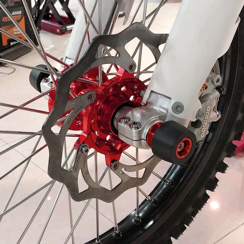 Vorderachs-Schieberegler-Sturzpads für KTM 125-500 Husqvarna