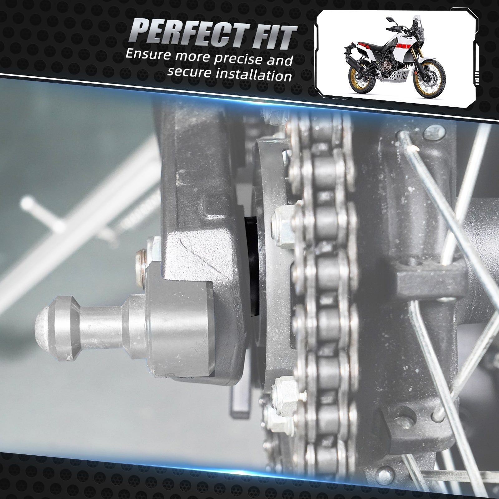 Spurverbreiterung Nabenhalsbänder Für Yamaha Tenere 700 19-24 YZF R7 2022-2024