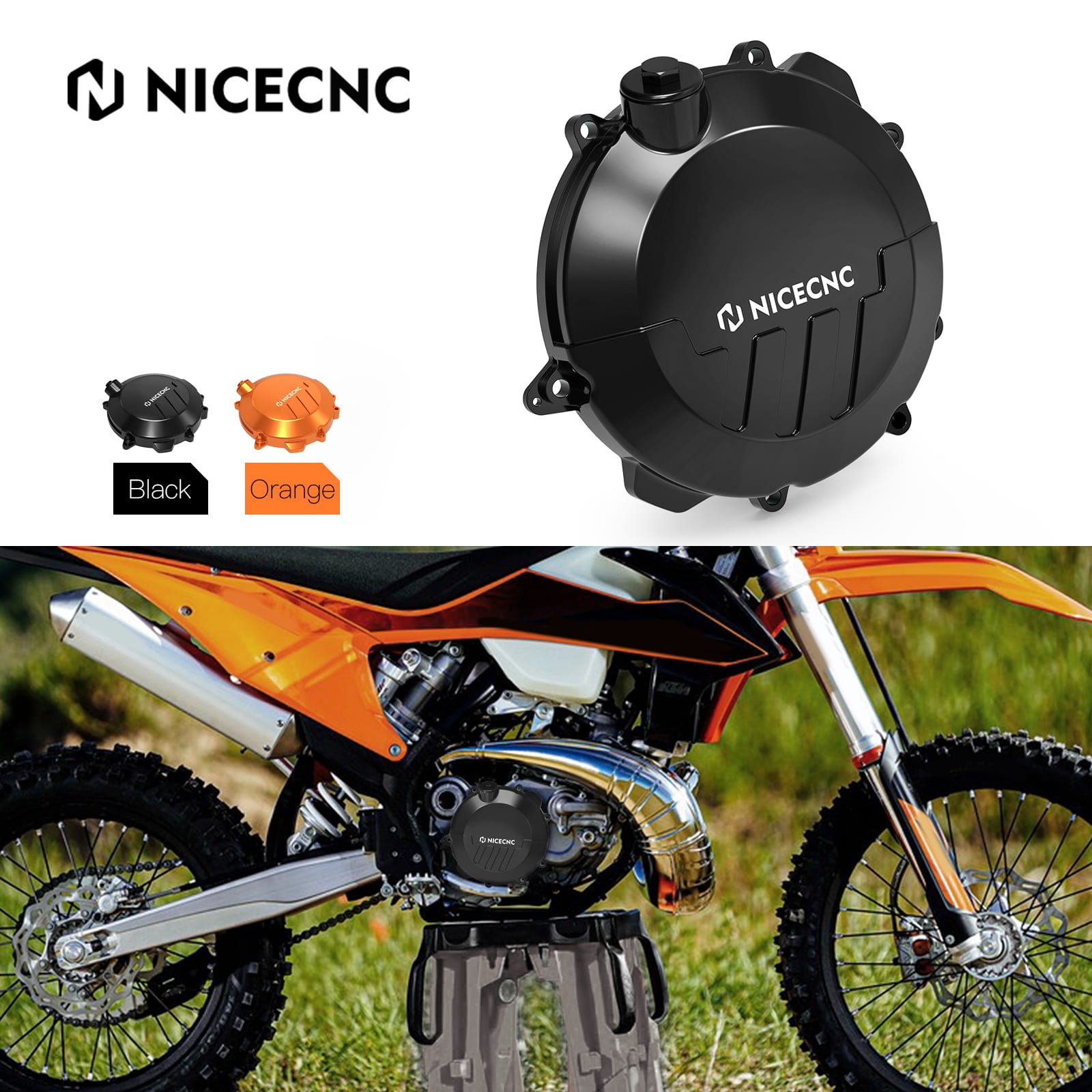 Verstärkter Kupplungsdeckel für KTM 250/300 XCW/EXC 17-23 Husqvarna 250/300 TC/TX 17-22 TE 17-23 GasGas