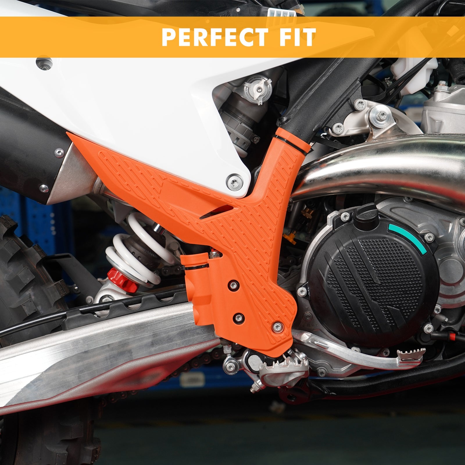 Rahmenabdeckungen Schutzabdeckung für KTM 125-450 XC/SX/XCF/SXF 2023-2024 EXC/EXCF/XCW/ 2024