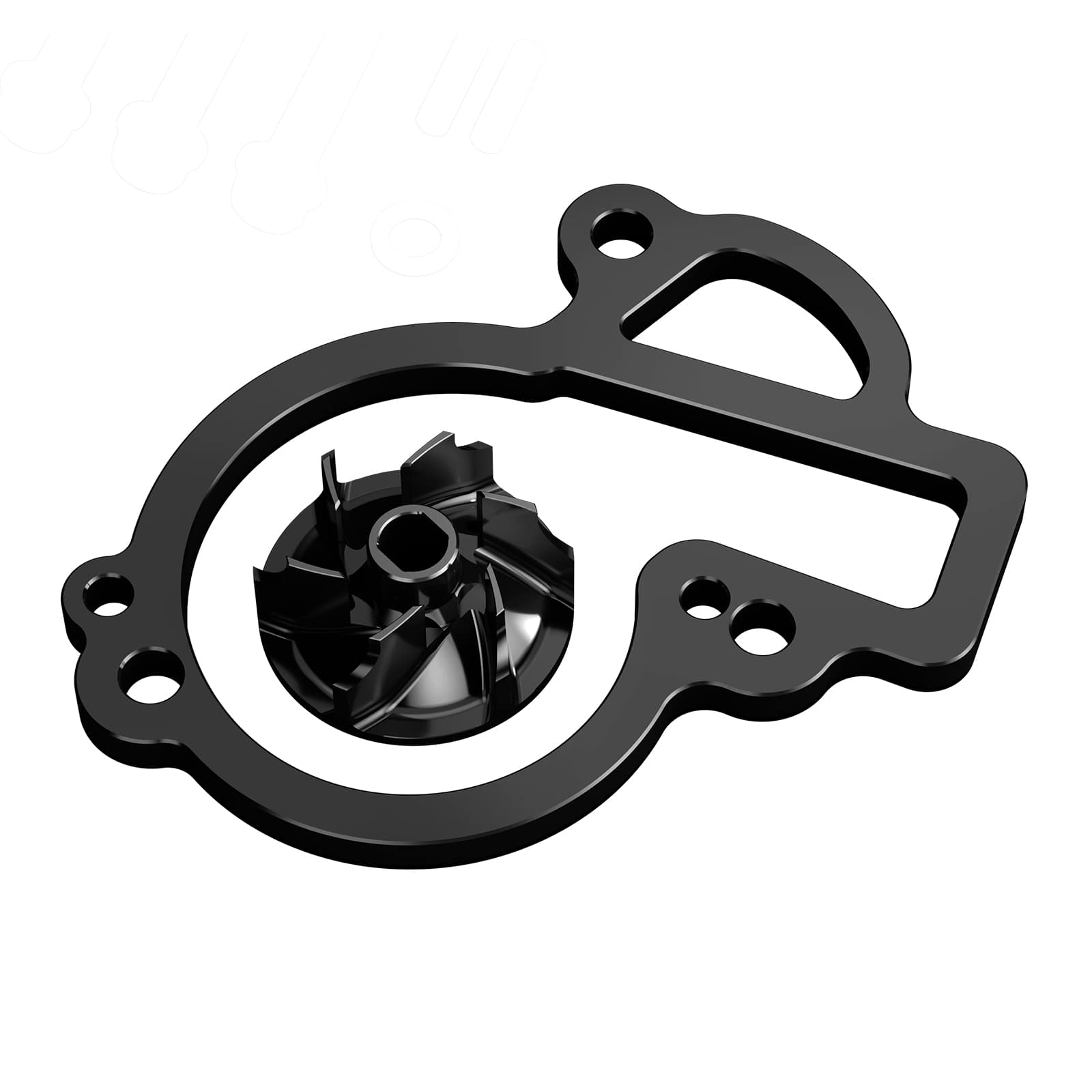 Übergroßes Wasserpumpen-Laufrad-Kühler-Kit für KTM 450 500 EXC-F/XCF-W Husqvarna 450 500 FE/FX 17-24 Gas Gas 450 MC F/ EX F/EC F 21-24