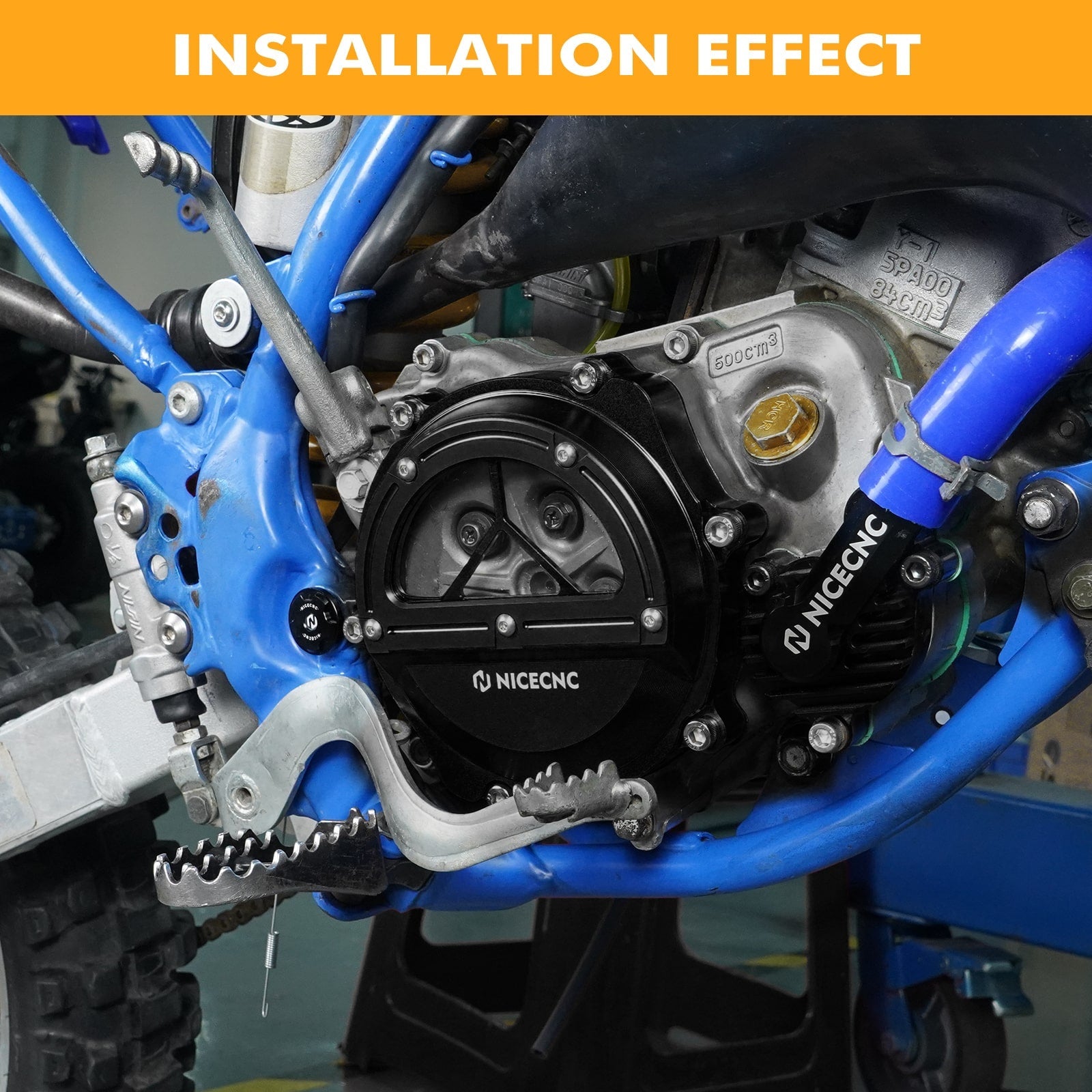 CNC-klarer Kupplungsdeckel für Yamaha YZ85 2002–2023, YZ65 2018–2023