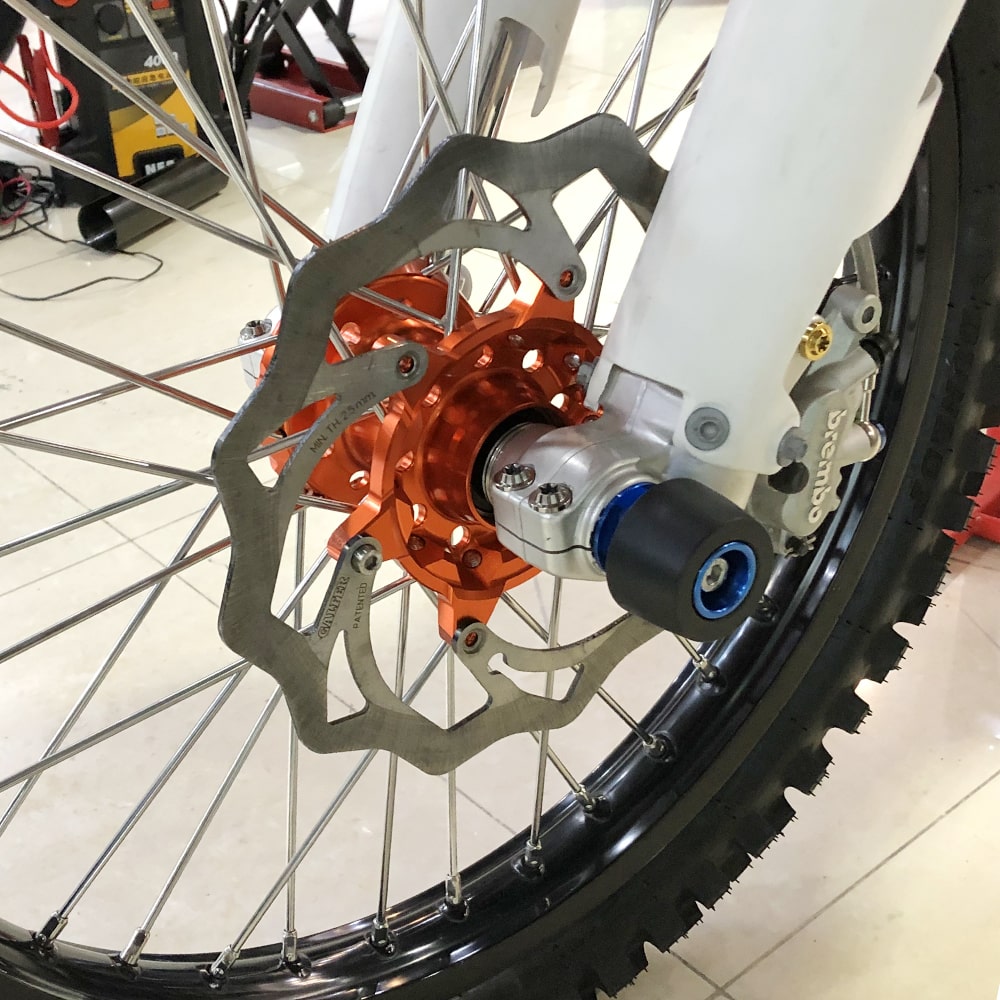 Vorderachs-Schieberegler-Sturzpads für KTM 125-500 Husqvarna