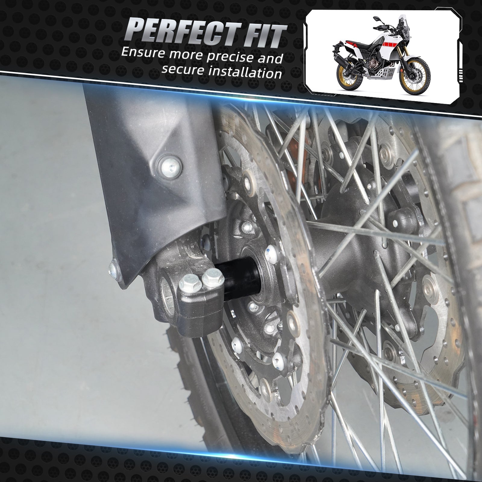 Spurverbreiterung Nabenhalsbänder Für Yamaha Tenere 700 19-24 YZF R7 2022-2024