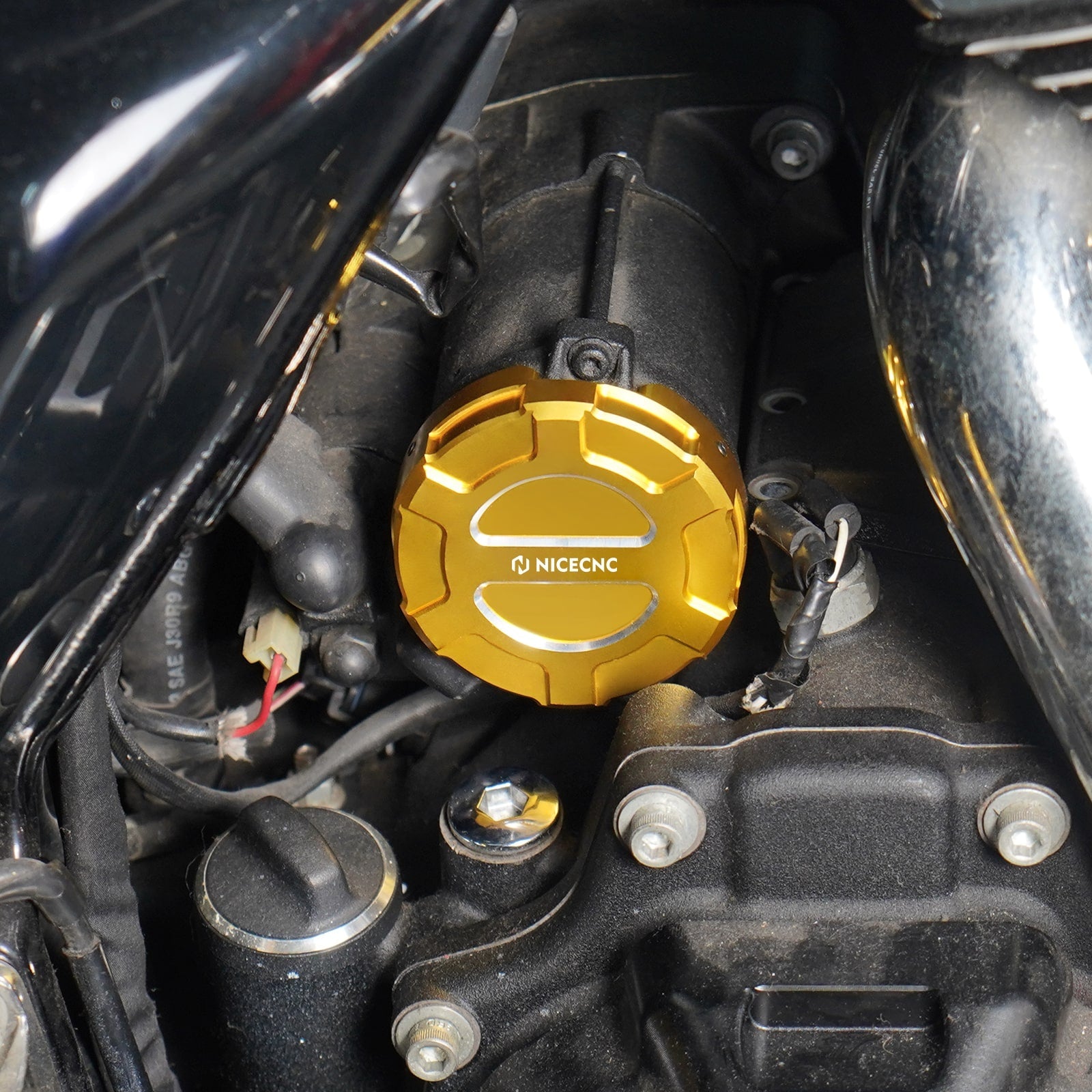 Starter Motor Ende Abdeckung Dekorative Trim Für Harley Road King Street Glide Ultra Limited