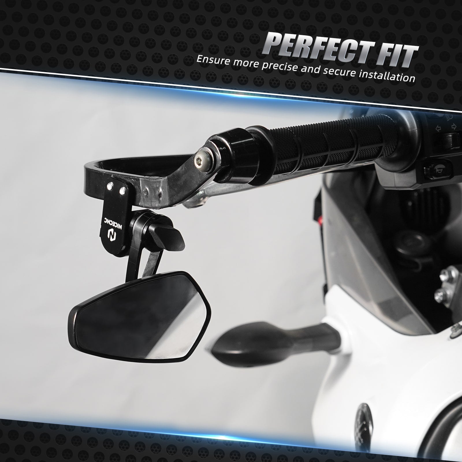 Verbesserte Quick Flip Arrow Klappspiegel-Kits für den universellen Motorrad-Handschutz