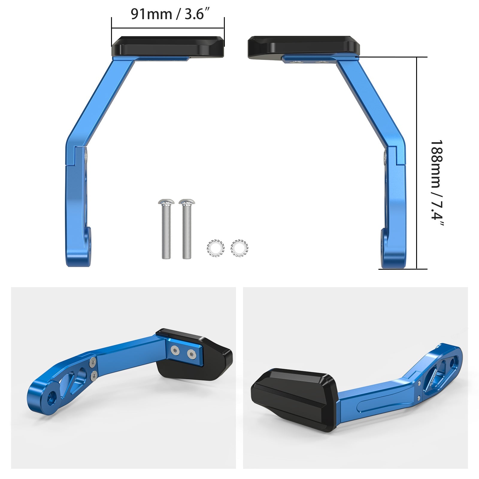 NICECNC Für Yamaha XTZ700 19-24 Bremskupplung Bremshebelschutz Lenkerprotektor