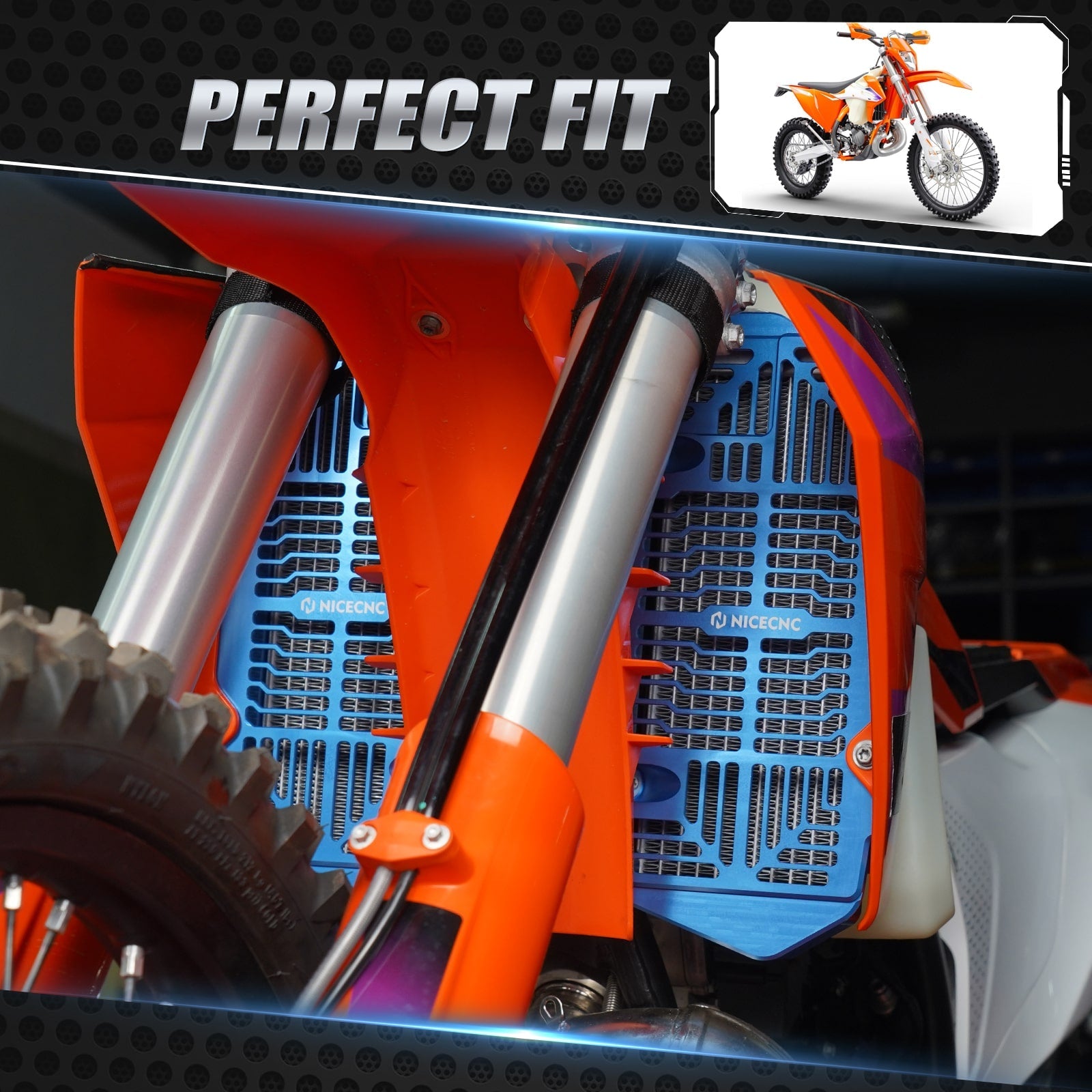 Kühlerschutz links und rechts für KTM 125-500 Husqvarna 125-501 GasGas