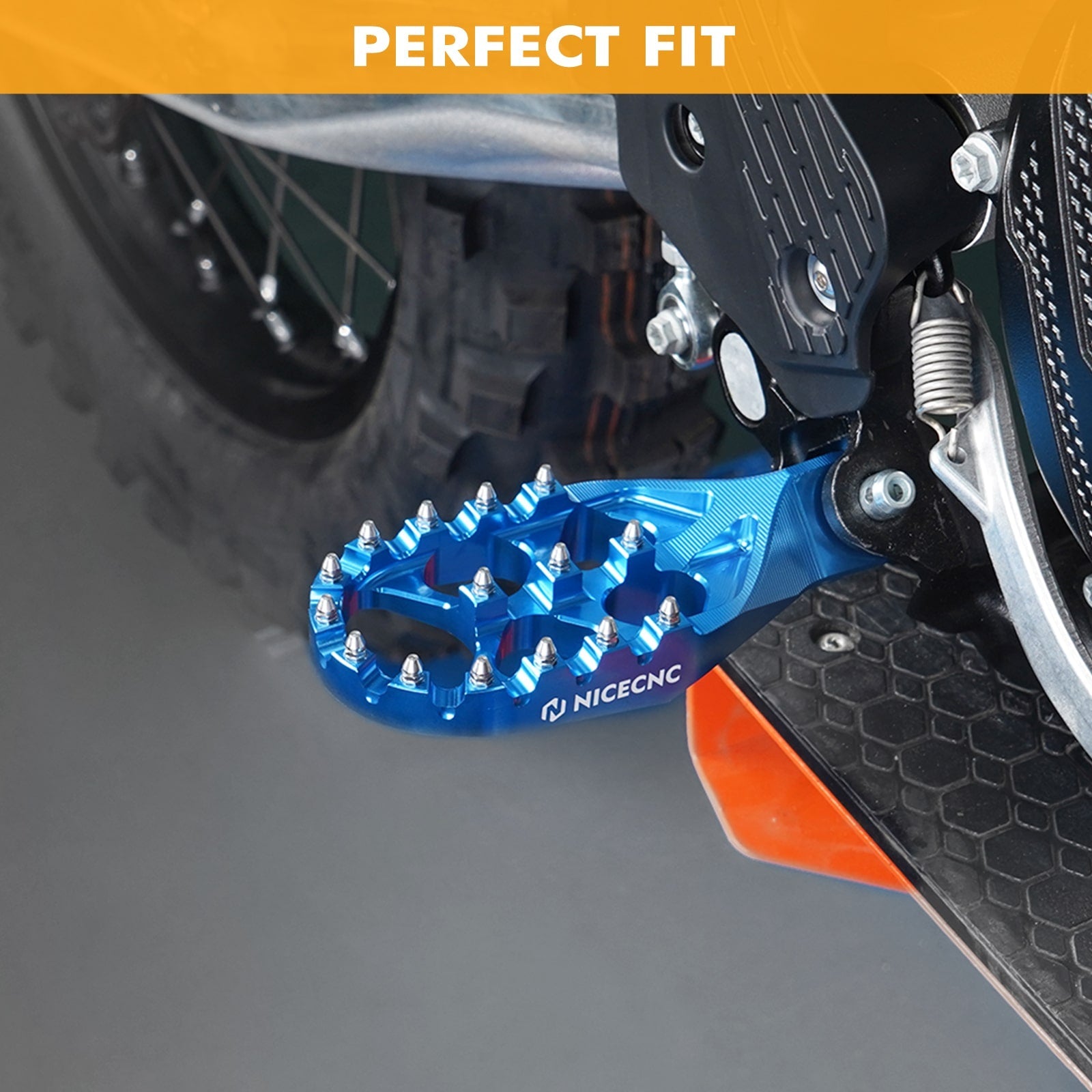 Geschmiedete Fußrasten für KTM 350 500 EXC-F 2024